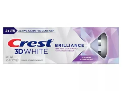 Crest 3D White Brilliance, Pasta de dinti pentru albirea dintilor, Menta Vibranta 99g