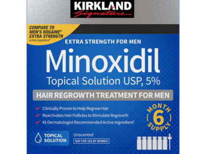Solutie Minoxidil 5% kirkland 6 luni tratament