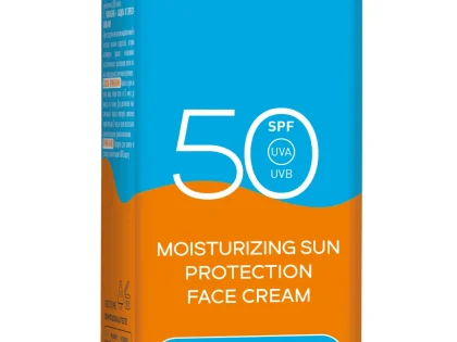Lirene Crema hidratanta cu SPF50 protectie solara, Moisturizing sun protection face cream, ir complex